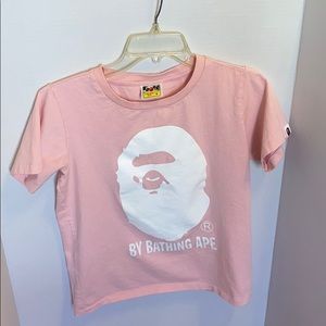Bape Ladies Pink t-shirt (Small)